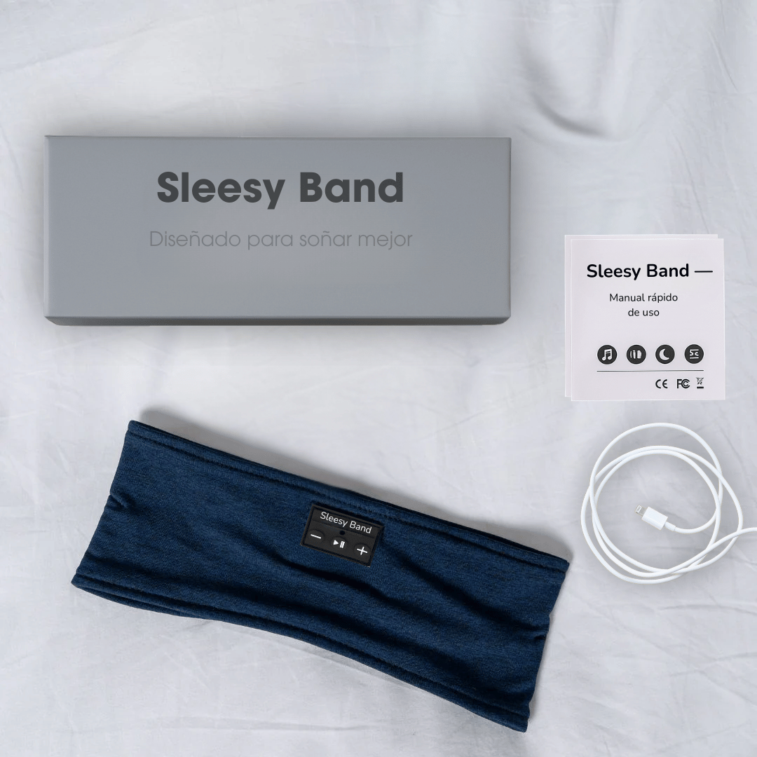 Sleesy Band Headphones-Banda con Auriculares Extraplanos