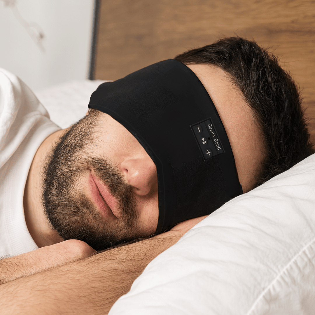 Sleesy Band Headphones-Banda con Auriculares Extraplanos