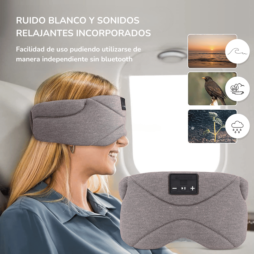 Sleesy Band Pro- Antifaz con Auriculares Extraplanos